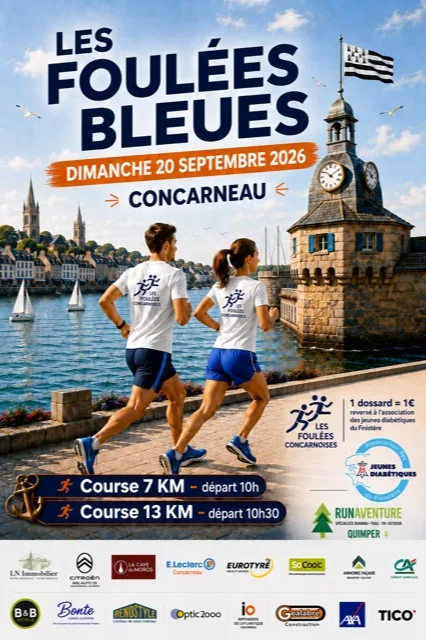 Les Foulées Bleues 2027 — Concarneau (29), 19 septembre 2027 · Course à pied
