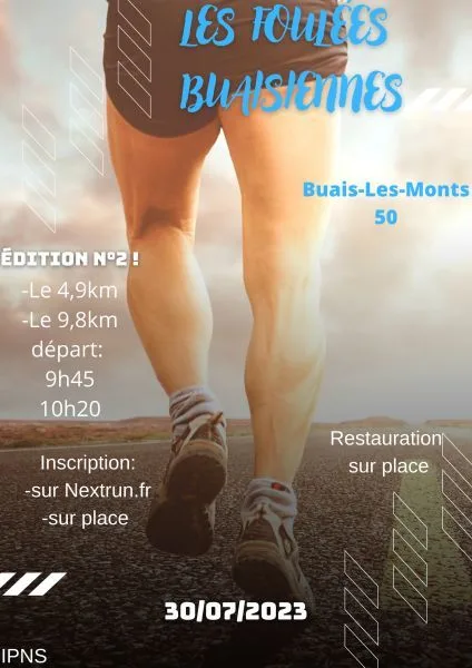 Les foulées buaisiennes 2026 — Savigny le vieux (50), 26 juillet 2026 · Course à pied