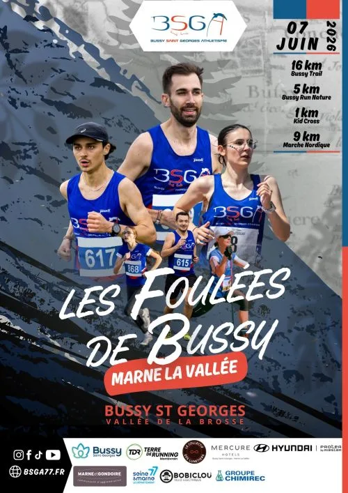 Les Foulées de Bussy — Bussy st martin (77), 7 juin 2026 · Course à pied