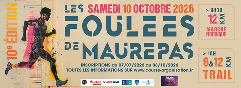 LES FOULEES DE MAUREPAS 2026 — Maurepas (78), 10 octobre 2026 · Course à pied
