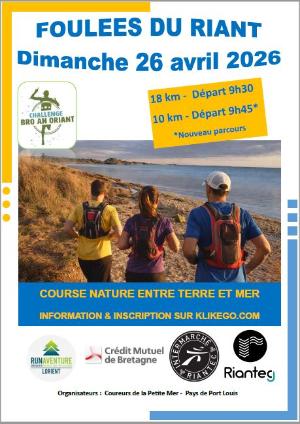 Les Foulées du Riant 2026 - Challenge Bro An Oriant