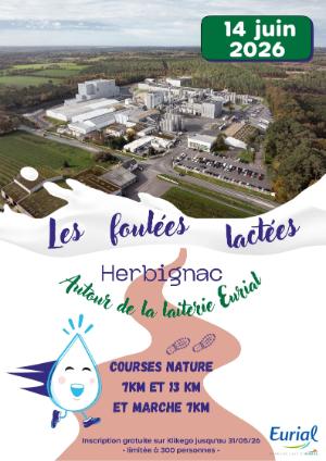 Les Foulées Lactées 2026 — Asserac (44), 14 juin 2026 · Course à pied