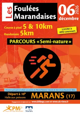 Les Foulées Marandaises — Charron (17), 6 décembre 2026 · Course à pied