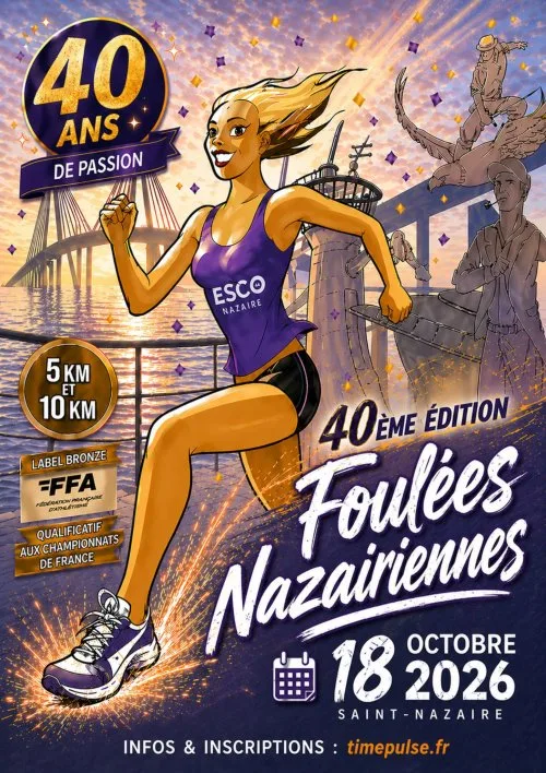 Les Foulées Nazairiennes — St nazaire (44), 18 octobre 2026 · Course à pied
