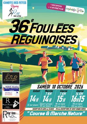 Les Foulées Réguinoises — Evellys (56), 10 octobre 2026 · Course à pied