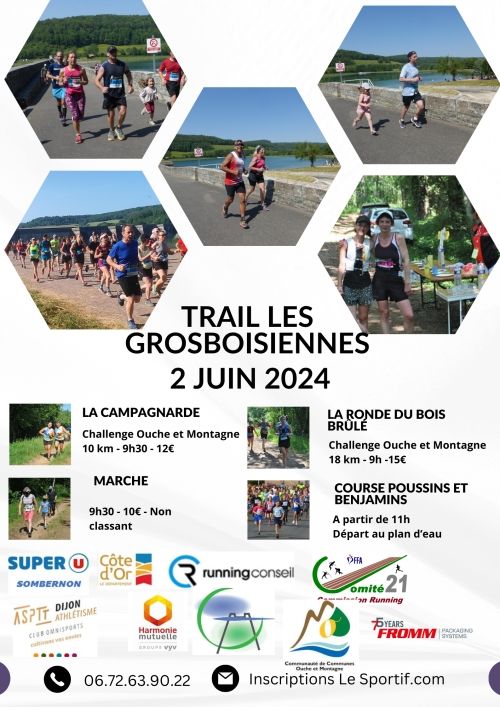 Les Grosboisiennes — Montoillot (21), 7 juin 2026 · Trail