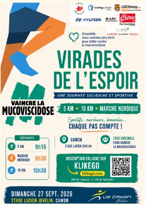 Les Virades de l'Espoir — Boulogne billancourt (92), 27 septembre 2026 · Course à pied