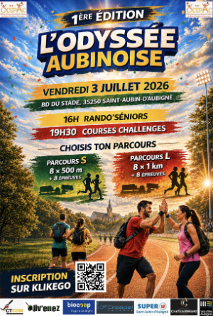 L'Odyssée Aubinoise — St aubin de medoc (33), 3 juillet 2026 · Course à pied