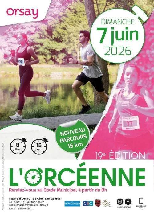 L'Orcéenne Nature — Saclay (91), 7 juin 2026 · Trail