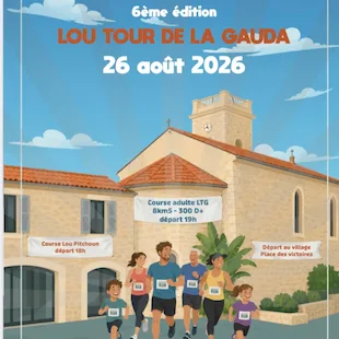 Lou Tour de la Gauda — La gaude (06), 26 août 2026 · Course à pied