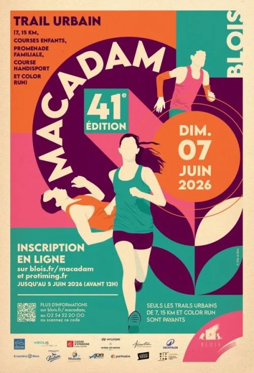 Macadam Blésois — Villerbon (41), 7 juin 2026 · Trail