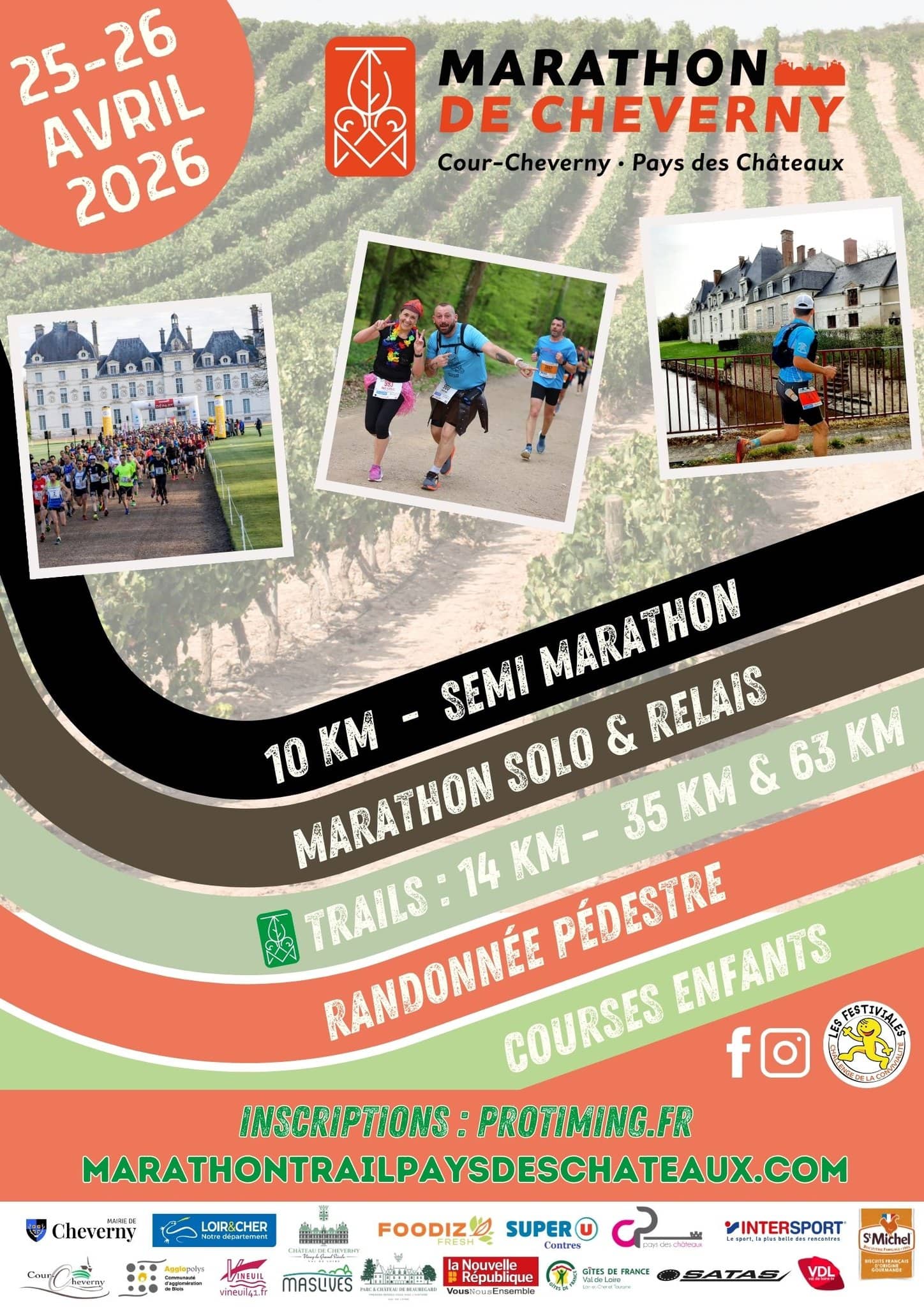Marathon de Cheverny & Trail du Pays des Châteaux