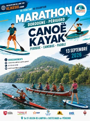 Marathon Dordogne-Périgord Canoe Kayak — Castelnaud la chapelle (24), 13 septembre 2026 · Course à pied