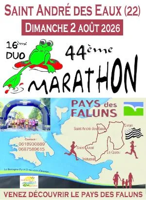 Marathon St André des Eaux 22630 — Trefumel (22), 2 août 2026 · Course à pied