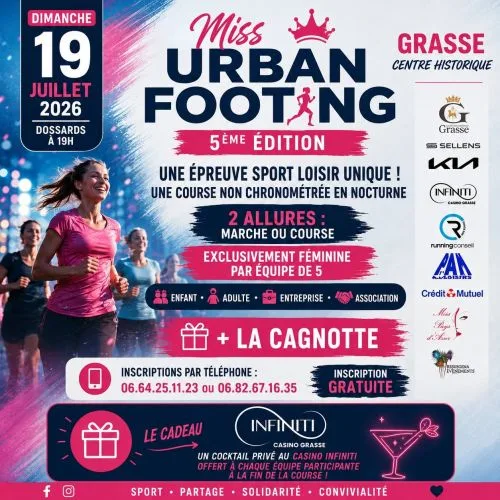 Miss Urban Footing — Grasse (06), 19 juillet 2026 · Course à pied