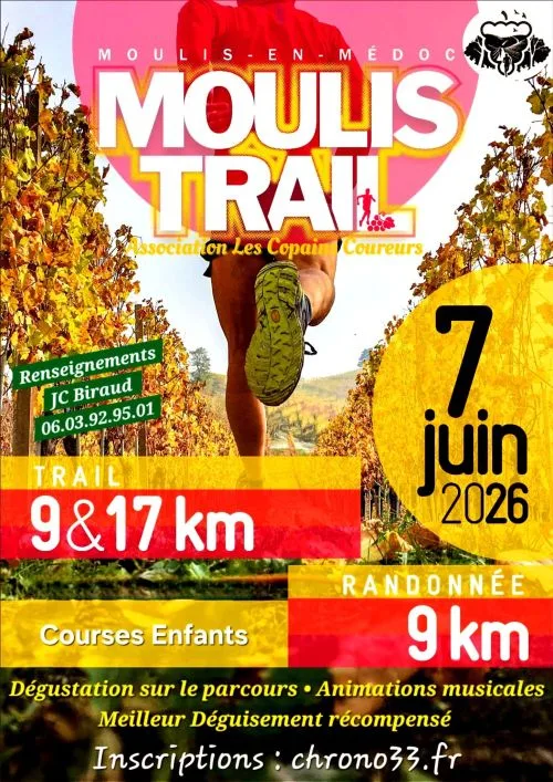 Moulis Trail — Castelnau de medoc (33), 7 juin 2026 · Trail