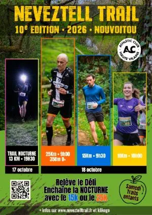 NEVEZTELL TRAIL 2026 — Domloup (35), 17 octobre 2026 · Trail