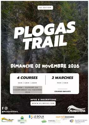 PLOGASTRAIL — Plogastel st germain (29), 8 novembre 2026 · Trail