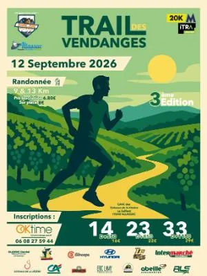 Rando Pédestre et Trail Des Vendanges — St viance (19), 12 septembre 2026 · Trail
