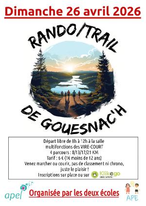RANDO / TRAIL DE GOUESNAC'H