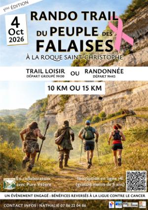 Rando Trail du Peuple des Falaises — Les eyzies (24), 4 octobre 2026 · Trail
