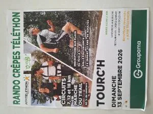Randonnée CREPES TELETHON — Rosporden (29), 13 septembre 2026 · Marche