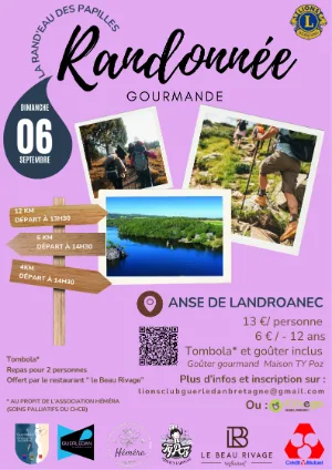 Randonnée Gourmande - La Rand'Eau des Papilles — Guerledan (22), 6 septembre 2026 · Marche