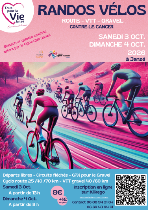 Randos Pédestre ou Vélos contre le cancer 2026 — Brie (35), 3 de octubre de 2026 · Correr