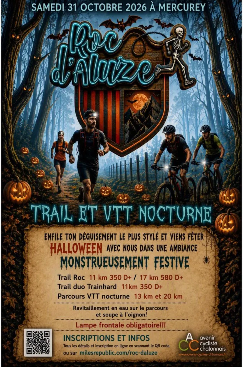 Roc d'Aluze — La petite verriere (71), 31 octobre 2026 · Trail