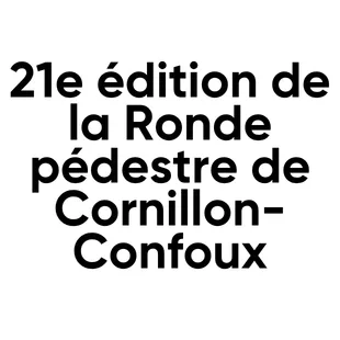 Ronde pédestre Cornillon-Confoux — St chamas (13), 19 septembre 2026 · Course à pied