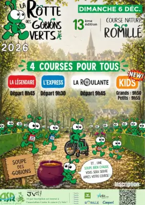 ROTTE DES GOBIONS VERTS 2026 — Parthenay de bretagne (35), 6 décembre 2026 · Trail