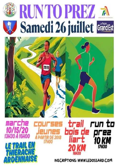 Run to Prez — Blanchefosse et bay (08), 25 juillet 2026 · Trail