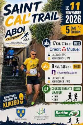 SAINT-CAL'TRAIL — Ecorpain (72), 11 novembre 2026 · Trail
