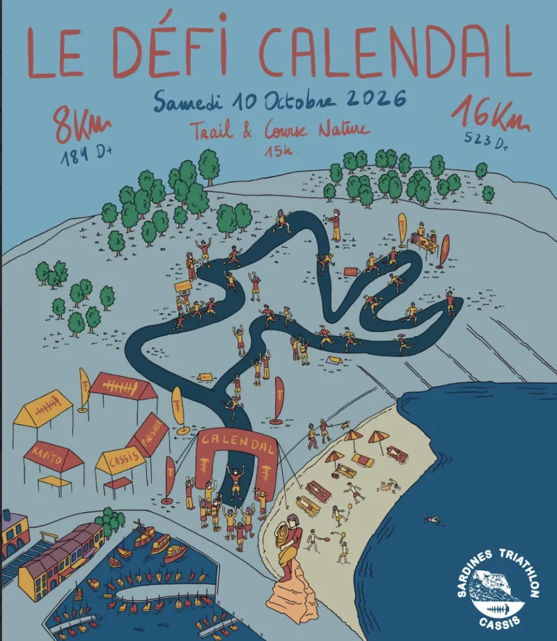 Sardines Triathlon Cassis 2026 — Cassis (13), 10 octobre 2026 · Course à pied