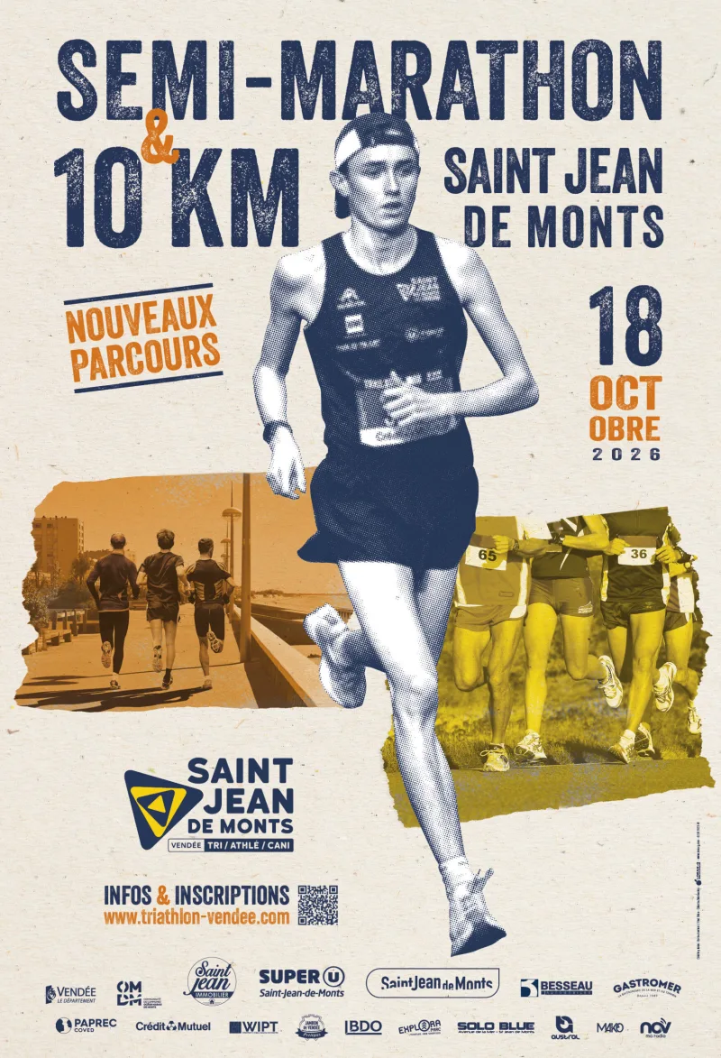 Semi-marathon & 10km De Saint Jean De Monts — St jean de monts (85), 18 octobre 2026 · Course à pied