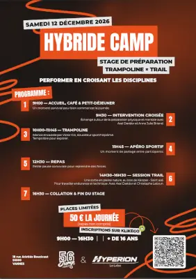 Stage de préparation Trail avec Trampoline sportif et préparation mentale — Vannes (56), 12 décembre 2026 · Trail