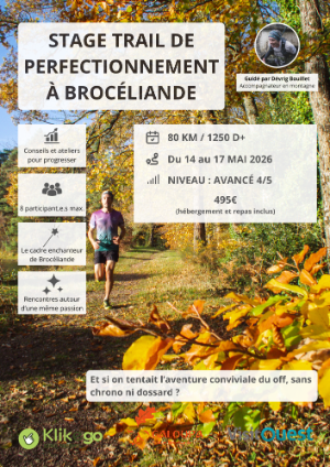 Stage trail de perfectionnement à Brocéliande