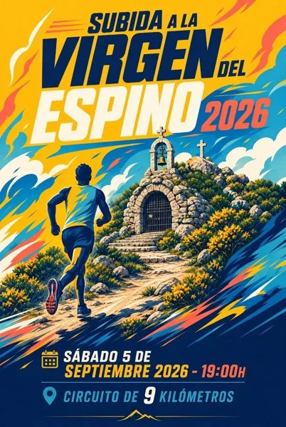 Subida a la Virgen del Espino 2026 — Los Molinos (M), 5 de septiembre de 2026 · Correr