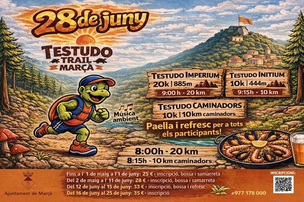 Testudo Trail Marçà — Falset (T), 28 de junio de 2026 · Camino