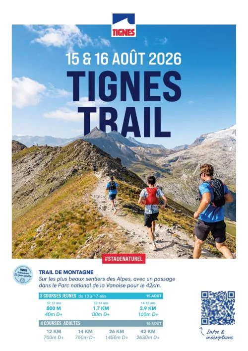 Tignes Trail 2026 — Tignes (73), 15 août 2026 · Trail