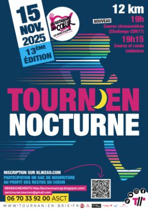 Tourn'en Nocturne — Gretz armainvilliers (77), 7 novembre 2026 · Trail