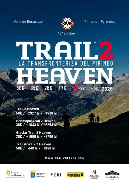 Trail 2 Heaven 2026 — Benasque (HU), 5 de septiembre de 2026 · Trail
