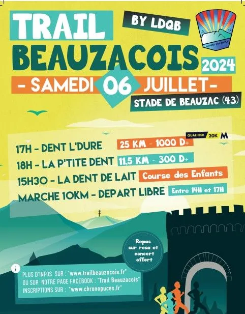 Trail Beauzacois — Beauzac (43), 15 de julio de 2026 · Trail