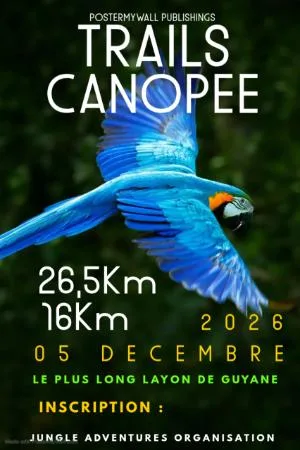TRAIL CANOPEE — Cayenne (973), 5 décembre 2026 · Trail