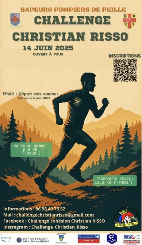 Trail Challenge Christian Risso — Luceram (06), 14 juin 2026 · Trail