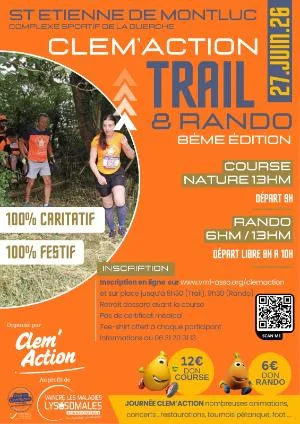 Trail Clem'Action 2026 — Vigneux de bretagne (44), 27 juin 2026 · Trail