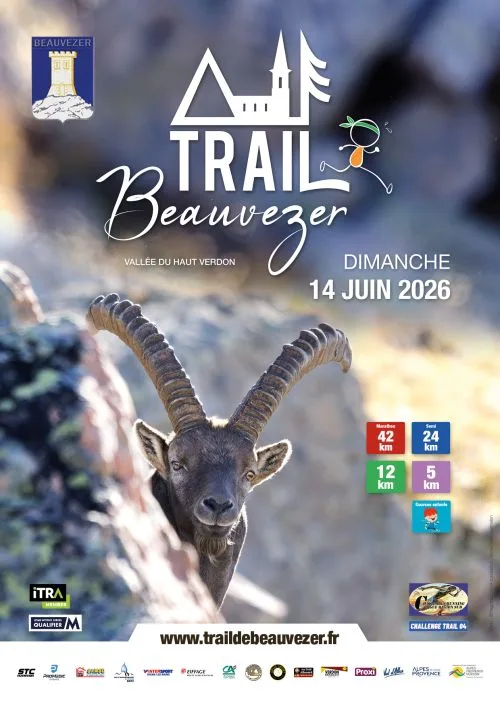 Trail de Beauvezer 2026 — Entrepierres (04), 14 juin 2026 · Trail