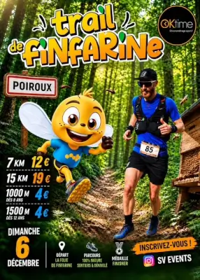 Trail de Finfarine 2026 — Grosbreuil (85), 6 décembre 2026 · Trail
