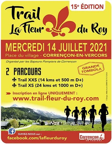 Trail de la Fleur du Roy — Lans en vercors (38), 14 juillet 2026 · Trail