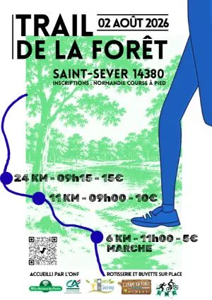 Trail de la Forêt de Saint-Sever 2026 — Noues de sienne (14), 2 août 2026 · Trail